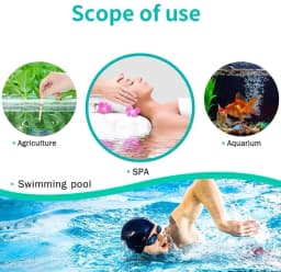 50pcs Multipurpose 5 in 1 Chlorine PH Test Strips SPA Swimming Pool Water Tester Paper Hardness Tool
