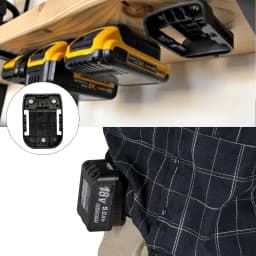 5pcs Tools Power Battery Mounts Storage Stand Holder for Makita 18V 14.4V Fit Bosch Battery Hold Shelf Rack Storage Case