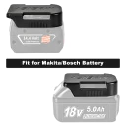 5pcs Tools Power Battery Mounts Storage Stand Holder for Makita 18V 14.4V Fit Bosch Battery Hold Shelf Rack Storage Case