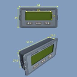 Lithium Battery Tester 50A 100A Coulomb Meter Monitor Capacity Power Display Lead-Acid Lifepo4 Li-ion BMS 12V 24V 36V 48V 60V DC