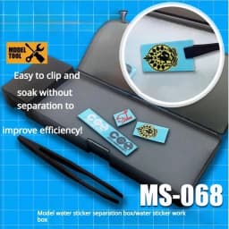 MS068 Water Transfer Printing Paper Box for Gundam Model Assembling Military Tool Large Capacity Easy to Pick Up and Separate