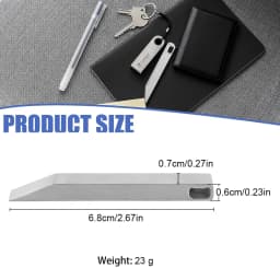 Edc Pry Bar, Edc Keychain Tool, Heavy Duty Stainless Steel Keychain Pocket Pry Bar for Everyday Carry and Outdoor Activities - M