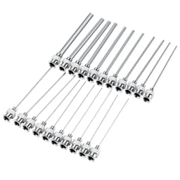 12 Pack 8G-25G 50mm Stainless Steel Dispensing Needle Tip Blunt Syringe Needle 2 Inches for Refilling Glue Syringes