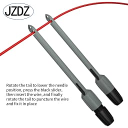 JZDZ 2PCS Insulation Wire Piercing Probe Wire Piercing Clips for Multimeter Voltage Voltmeter Thermometer Testing J30039B