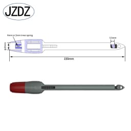 JZDZ 2PCS Insulation Wire Piercing Probe Wire Piercing Clips for Multimeter Voltage Voltmeter Thermometer Testing J30039B