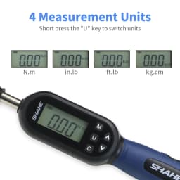 SHAHE New Digital Torque Screwdriver Adjustable Torque Screwdriver Wrench 1/4 Inch Drive Screwdriver Torque Wrench Set
