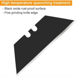 10/30/50Pcs Trapezoid Utility Knife Blades Set Steel Material DIY Art Craft Special Cutter Replacement Tool