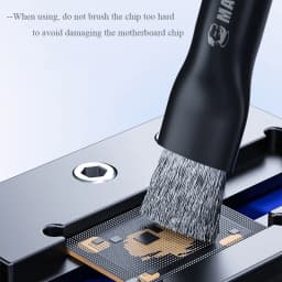 MECHANIC Steel/Fur Motherboard Cleaning Brush Dust Cleaning for Mobile Phone Chip Tin Glue Removal IC Pad Cleaning