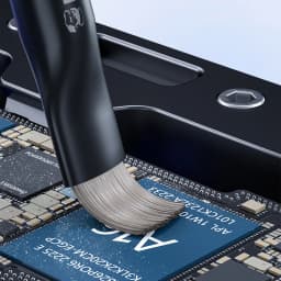 MECHANIC Steel/Fur Motherboard Cleaning Brush Dust Cleaning for Mobile Phone Chip Tin Glue Removal IC Pad Cleaning