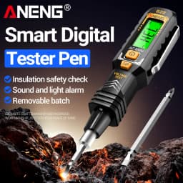 ANENG B20 Insulated Screwdriver Double Head Dual-use Slotted Cross Tester Pen Screw Driver Repair Voltage Meter Hand Tools