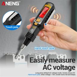 ANENG B20 Insulated Screwdriver Double Head Dual-use Slotted Cross Tester Pen Screw Driver Repair Voltage Meter Hand Tools