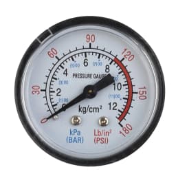 Air Pressure Gauge 50mm 1/4" For BSP Thread 0-180PSI 0-12Bar Dial Hydraulic Pressure Gauge Meter Manometer
