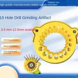 Efficient Drill Bit Grinding Sharpener Precise 3.5 -12.5mm Electric Drill Bit Grinding Multi specification 19 Holes
