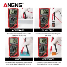 ANENG DM850 Digital Multimeter AC/DC Professional 1999 Votage Tester Ohm Automatic Counts Auto Current Ammeter Detector Tool