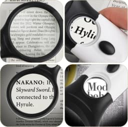 45X Professional Magnifying Glass Jewelry Loupe With LED Light Handheld Magnifier Lupa For Coins Stamps Kids Seniors Reading