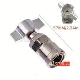 1pc Truck Dust Gun Air Tank Connector Straight Connect Elbow Integrated Connector