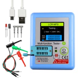 LCR-MF9 1.8" TFT LCD Display Multi-meter Transistor Tester Diode Triode Capacitor Resistor Test Meter MOSFET NPN PNP Triac MOS