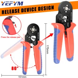 Crimping Pliers Ferrule Sleeves Tubular Terminal Tools HSC8 6-4A/6-6A/16-6E Wire Crimper Household Electrical Sets