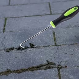 1PC Sturdy and Durable Metal Weeding Hooks, Easy To Organize The Patio Paving Joints Weeds and Moss,Patio Good Helper