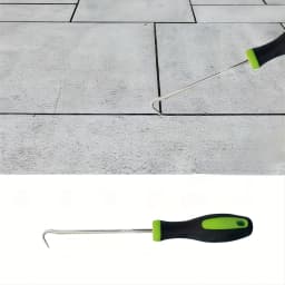1PC Sturdy and Durable Metal Weeding Hooks, Easy To Organize The Patio Paving Joints Weeds and Moss,Patio Good Helper