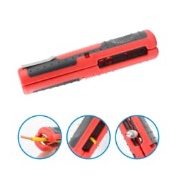 RG59/RG6 Multifunctional Portable Pen Coaxial Cable Stripper Wire Stripper Handle Tools Stripping Cutter Pliers Hardware Tool
