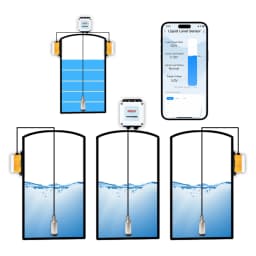 ME202W 5m Intelligent Water Tank Level Sensor Meter Tuya Intelligent Remote WiFi High Accuracy Oil Diesel Water Level Meter