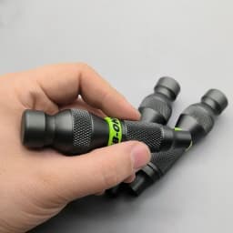 Precision Aluminum Alloy Handle for Shank 1/4" Bits Comfortable Mini ScrewDriver 6.35mm Holder Repair Open Tools Professional