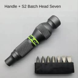Precision Aluminum Alloy Handle for Shank 1/4" Bits Comfortable Mini ScrewDriver 6.35mm Holder Repair Open Tools Professional