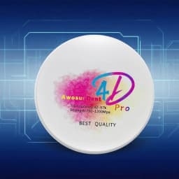 A1 A2 A3 A3.5 Colors 4D Pro Multilayer Zirconia Blank Open System CADCAM Lab Use Ceramic Disc