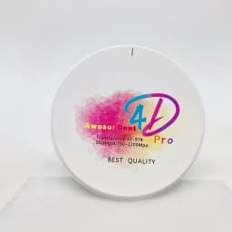A1 A2 A3 A3.5 Colors 4D Pro Multilayer Zirconia Blank Open System CADCAM Lab Use Ceramic Disc