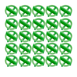 100 Pieces Tile Leveling System Clips Spacers Wedge for Floor Wall Tile Installation with Plastic Sizes 1 to 3mm