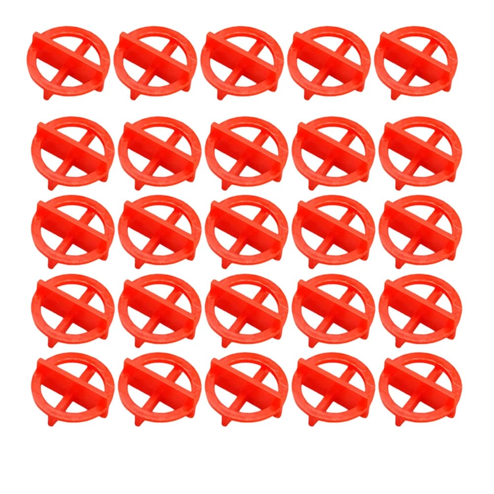 100 Pieces Tile Leveling System Clips Spacers Wedge for Floor Wall Tile Installation with Plastic Sizes 1 to 3mm