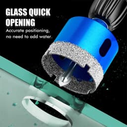 1pcs 18-110MM Diamond Coated Drill Bits Set Ceramic Tile Hole Saw with position drill for Glass Marble Granite Stone Porcelain