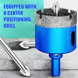 1pcs 18-110MM Diamond Coated Drill Bits Set Ceramic Tile Hole Saw with position drill for Glass Marble Granite Stone Porcelain