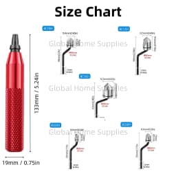 Premium Countersink Deburring Hand Reamer Set Metal Handle with 90° Countersink Bit for Metal Wood Plastic Precision Hand Reamer