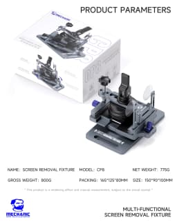 MECHANIC CP8 Universal LCD Screen Separator Mobile Phone Screen Back Glass Removal Pressure Holding Rotating Clamp Tools