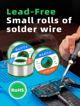 Sn99.3Cu0.7 Lead-Free Solder Wire Rosin Core Tin Wire 0.5mm 0.8mm 1.0mm 50g