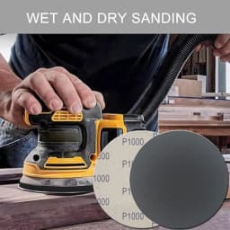 3/5/6inch Universal Dry and Wet Sanding Disc Sanding Paper Metal Polished Woodworking Tools Accessories Polishing Abrasive Discs