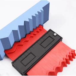 Profile Duplicator Contour Gauge for Woodworking Tiling Plastic Measuring Ruler Line Copier Ceramic Tile Cutting Template Tool
