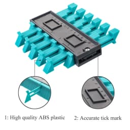 Profile Duplicator Contour Gauge for Woodworking Tiling Plastic Measuring Ruler Line Copier Ceramic Tile Cutting Template Tool