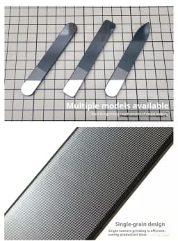 MS054 13.5x90mm Model Mirror Polished Glass File Assembly Model Building Tools for Gundam Military Grinded Tool Hobby DIY