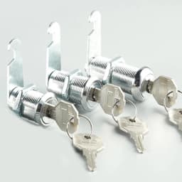 16/20/25/30mm Cam Lock Set Door Cabinet Mailbox Drawer Cupboard Locker Etc,It Comes with 2 Keys and 4 Different Lock Plates
