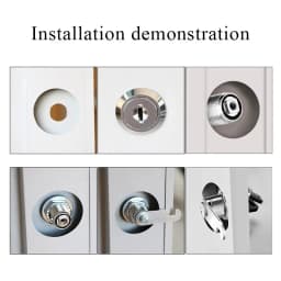 16/20/25/30mm Cam Lock Set Door Cabinet Mailbox Drawer Cupboard Locker Etc,It Comes with 2 Keys and 4 Different Lock Plates