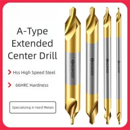 TG A-type Cobalt Center Drill Bit for Stainless Steel with Double-ended Grinding and Special Positioning Centering Drill Bit