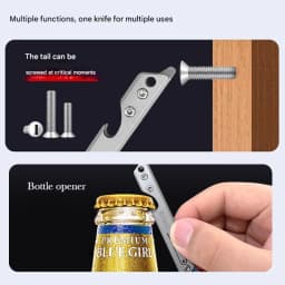Stainless Steel Fast Open Scalpel MINI Folding Knife Outdoor Survival Camping Portable EDC Tool 10 Blade Free Bottle Opener