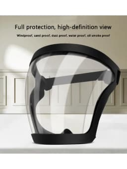 Protective Mask Electric Welding Cutting and Grinding Mask Transparent Face Protection Dust-proof Protective Mask
