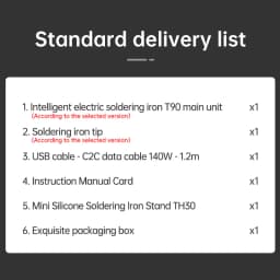 ALIENTEK T90B Soldering Iron T245/T210/T65 Series Optional T80 New Version Adjustable Temperature Welding Solder Tool