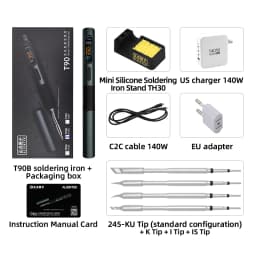 ALIENTEK T90B Soldering Iron T245/T210/T65 Series Optional T80 New Version Adjustable Temperature Welding Solder Tool