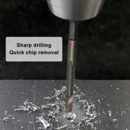 Hexagonal serrated Twist drill woodwork straight handle hole expansion groove DIY irregular hole alloy cut power tool accessory