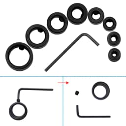 3-16mm drill bit limit ring small wrench round woodworking screw clamp positioning adjustment tool accessory set